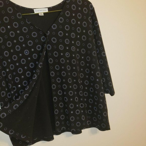 August Max Woman plus size 2X cardigan rhinestone - Picture 5 of 11